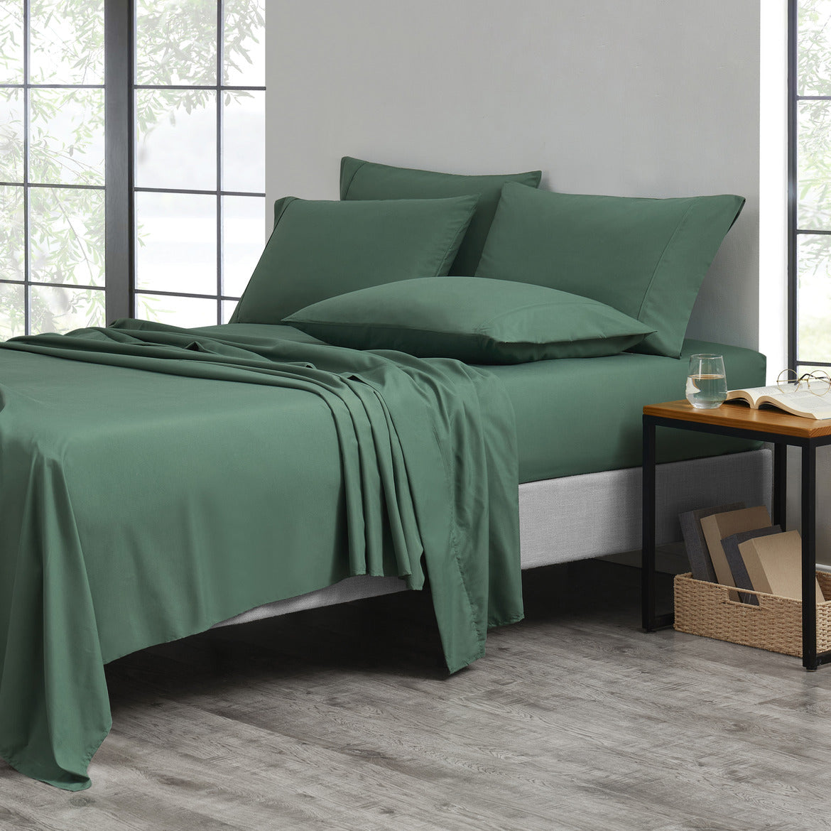 Rynx | Bamboo 2000 Thread Count 6-Piece Luxury Sheet Set - Organic, Cooling, 16 Inch Deep Pocket, Egyptian Luxury with Bonus Pillowcases - Shrink and Fade Resistant