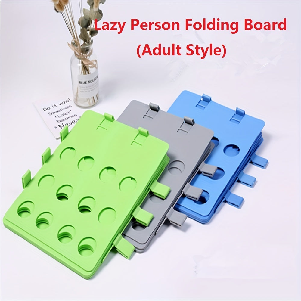 Rynx | Practical Adult PP Shirt Folding Board - Easy Clothes Folding, Space-Saving, Travel-Friendly | Quick Folding Helper for Home | Perfect for Lazy People, Travelers, Busy Individuals