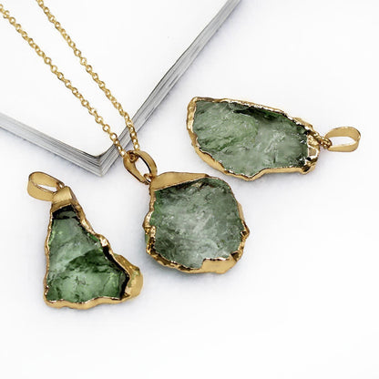RYNX | Natural Moldavite Necklace - Lyra