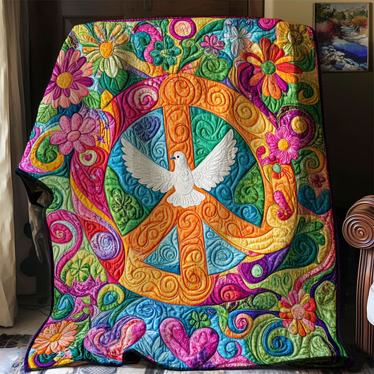 Rynx | Hippie Peace Dove Quilt