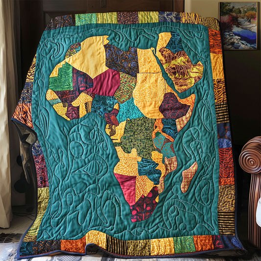 Rynx | Patchwork Map of Africa Blanket