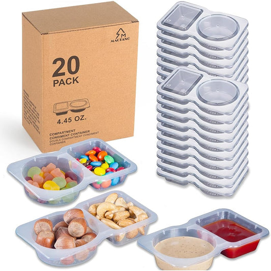 Rynx | Snack container with double compartment – Leak-proof freshness container