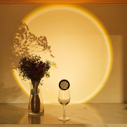 Rynx | LED Lamps Wireless Wardrobe Kitchen Lights Under Furniture Battery Powered Sunset Night Light Wall Lamp Bedroom Decoration Closet