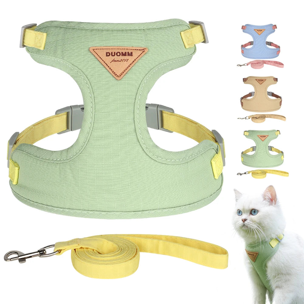 Rynx | Soft Mesh Cat and Dog Vest Harness with Leash Set