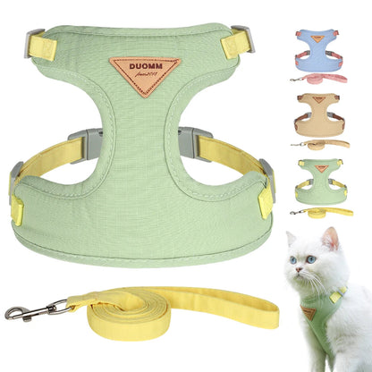 Rynx | Soft Mesh Cat and Dog Vest Harness with Leash Set