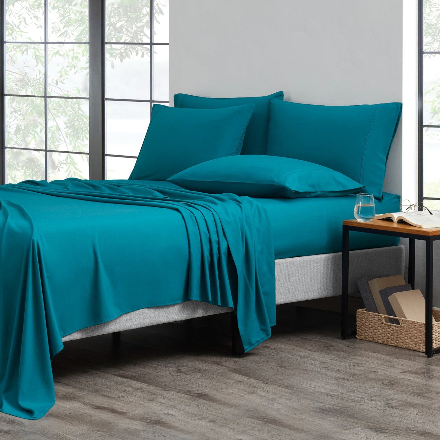 Rynx | Bamboo 2000 Thread Count 6-Piece Luxury Sheet Set - Organic, Cooling, 16 Inch Deep Pocket, Egyptian Luxury with Bonus Pillowcases - Shrink and Fade Resistant