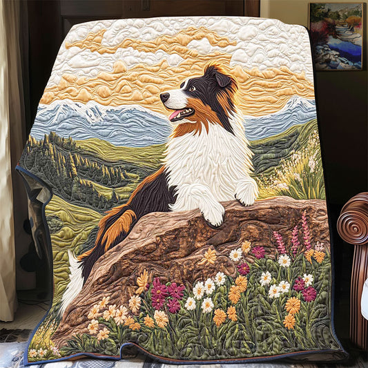 Rynx | Serene Border Collie Blanket