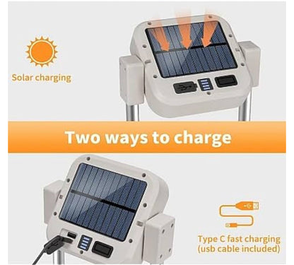 Rynx | MTech  
Multifunctional dimmable LED solar-powered telescopic light USB