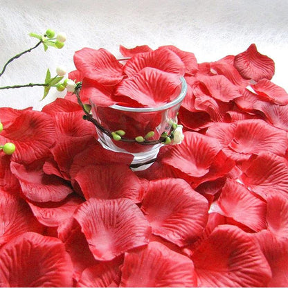 Rynx | Romantic Elegance Silk Rose Petals Collection: 1000 Luxurious Red Petals for Memorable Celebrations
