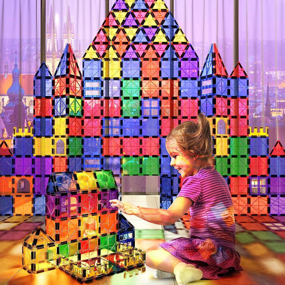 Rynx | Montessori Magnetic Tiles - Creative Building - Endless Fun