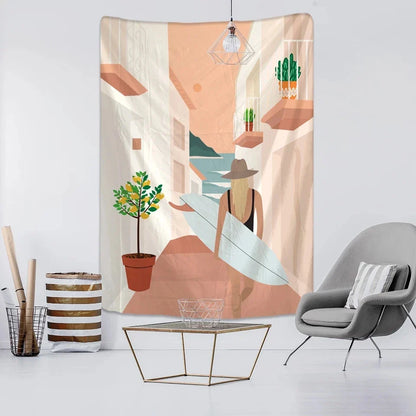 Rynx | Retro Sunrise Tapestry