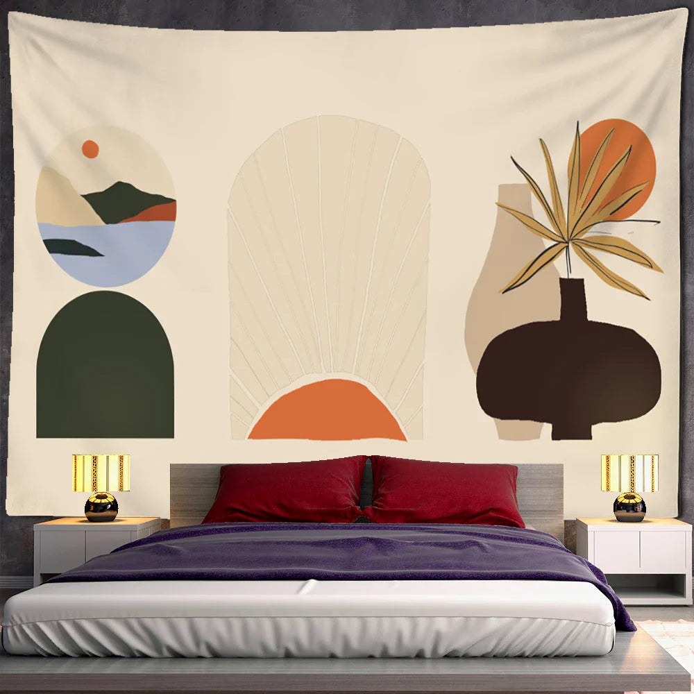 Rynx | Retro Sunrise Tapestry