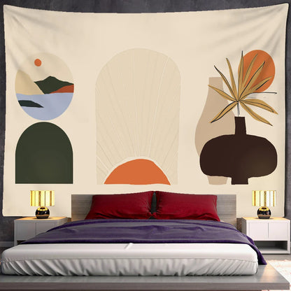 Rynx | Retro Sunrise Tapestry