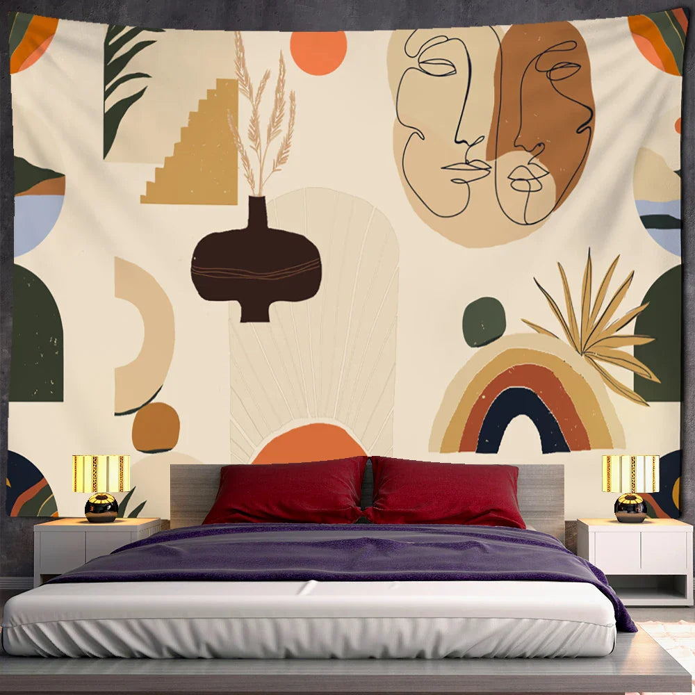 Rynx | Retro Sunrise Tapestry