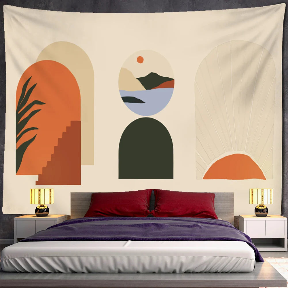 Rynx | Retro Sunrise Tapestry