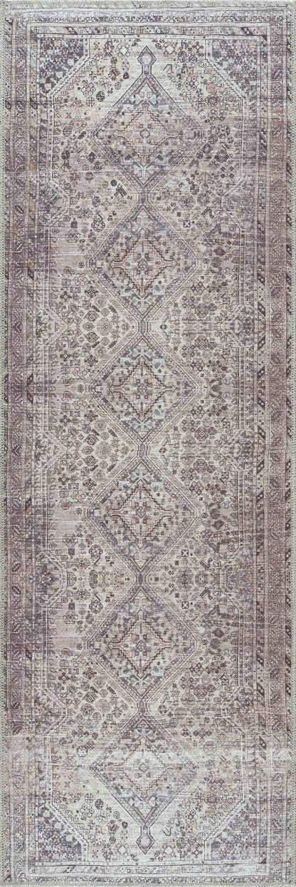 Rynx | Boho Tan Washable Rug