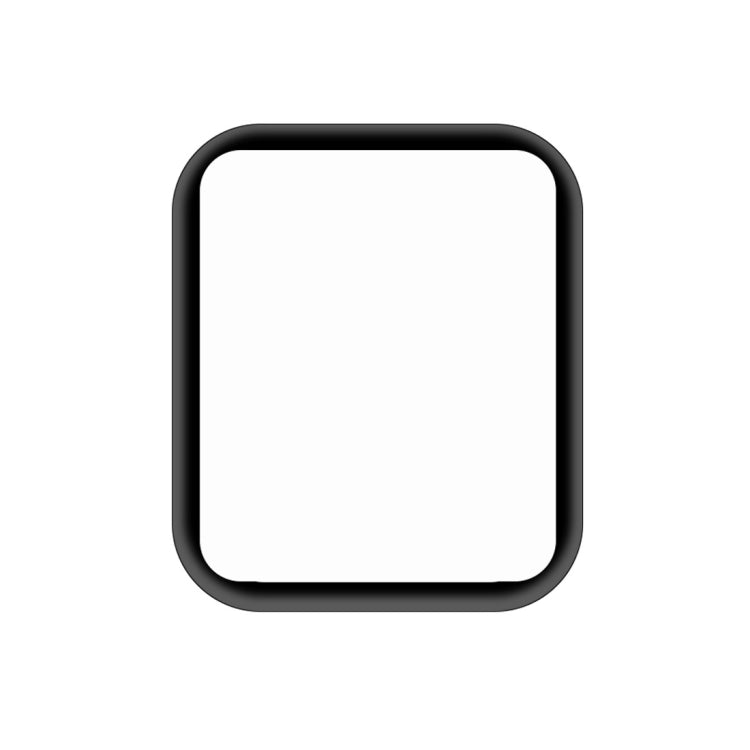 Rynx | ENKAY Hat-Prince 3D Full-Screen Electroplating PET Curved Heat Bend HD Screen Protector for Apple Watch Series 4 40mm (Black)