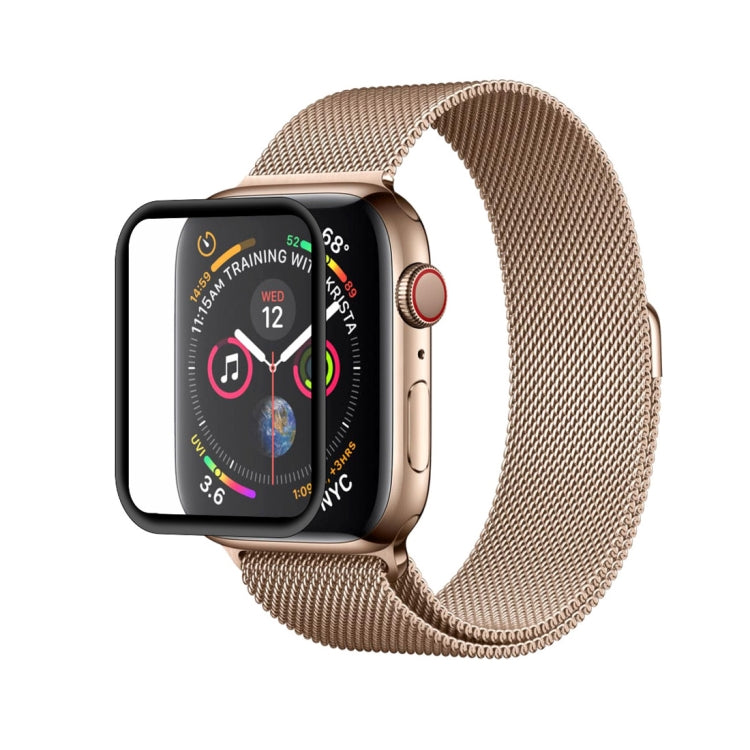 Rynx | 2 PCS ENKAY Hat-Prince 3D Full-Screen PET + 3D Full-Screen Electroplating PET Curved Heat Bending HD Screen Protector for Apple Watch Series 4 40mm