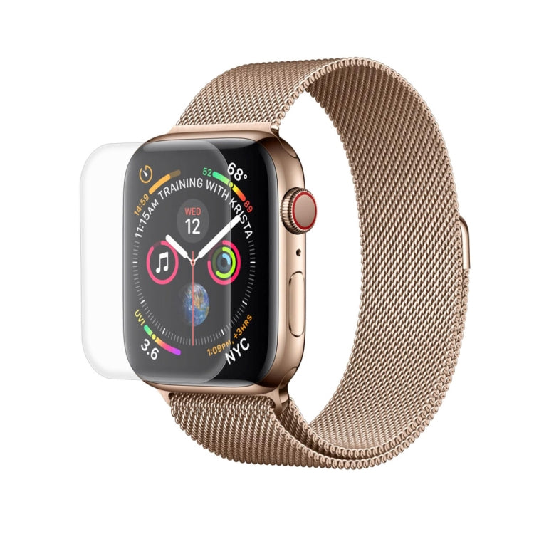 Rynx | 2 PCS ENKAY Hat-Prince 3D Full-Screen PET + 3D Full-Screen Electroplating PET Curved Heat Bending HD Screen Protector for Apple Watch Series 4 40mm