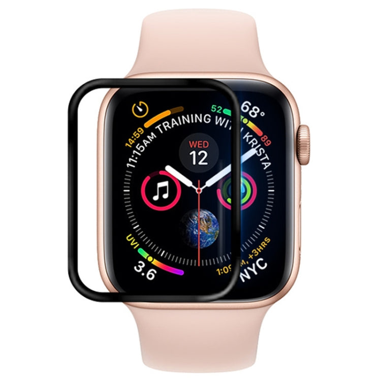 Rynx | For Apple Watch Series 5 & 4 44mm Soft PET Film Full Screen Protective Film (Black)