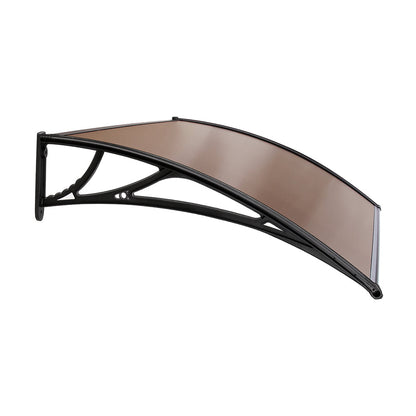 RYNX | Window Door Awning Door Canopy Patio UV Sun Shield BROWN  DIY