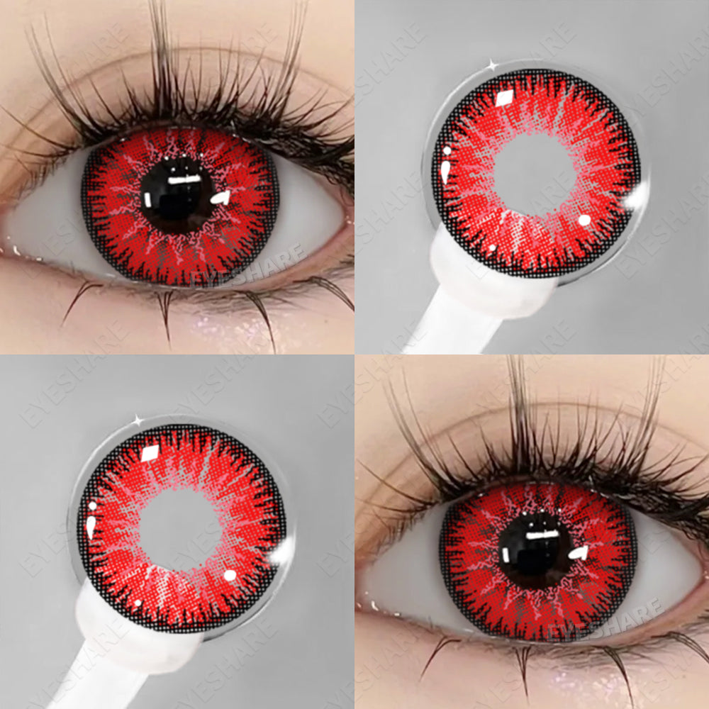 Rynx Cosplay AYY Red 14.5mm 1 Pair | 1 Year
