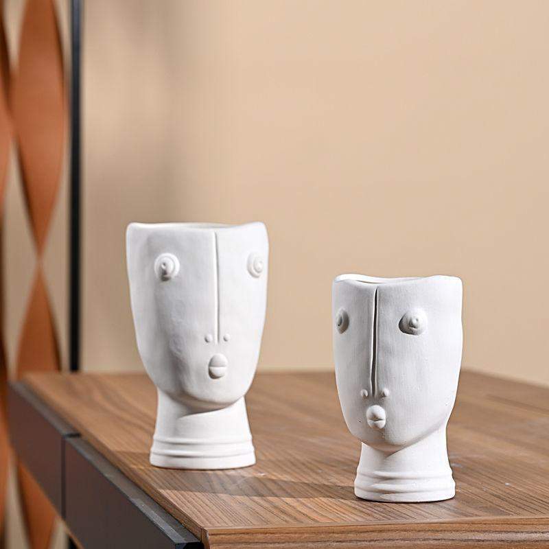 Rynx | Abstract Face Garden Vase