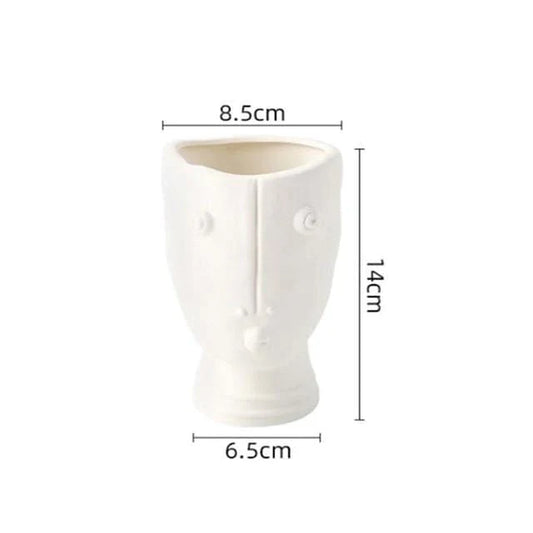 Rynx | Abstract Face Garden Vase