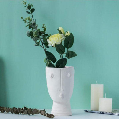 Rynx | Abstract Face Garden Vase