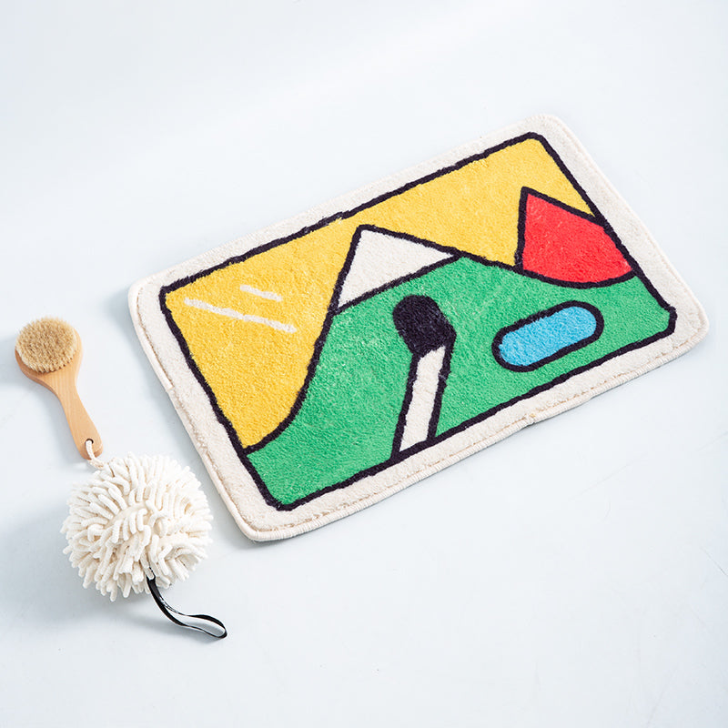 Rynx | Abstract Hills and Caves Bath Mat