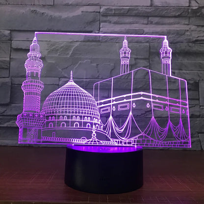 Rynx | SpiritGlow - LED Table Lamp in Mosque Design, 3D Lighting for Spiritual Atmosphere