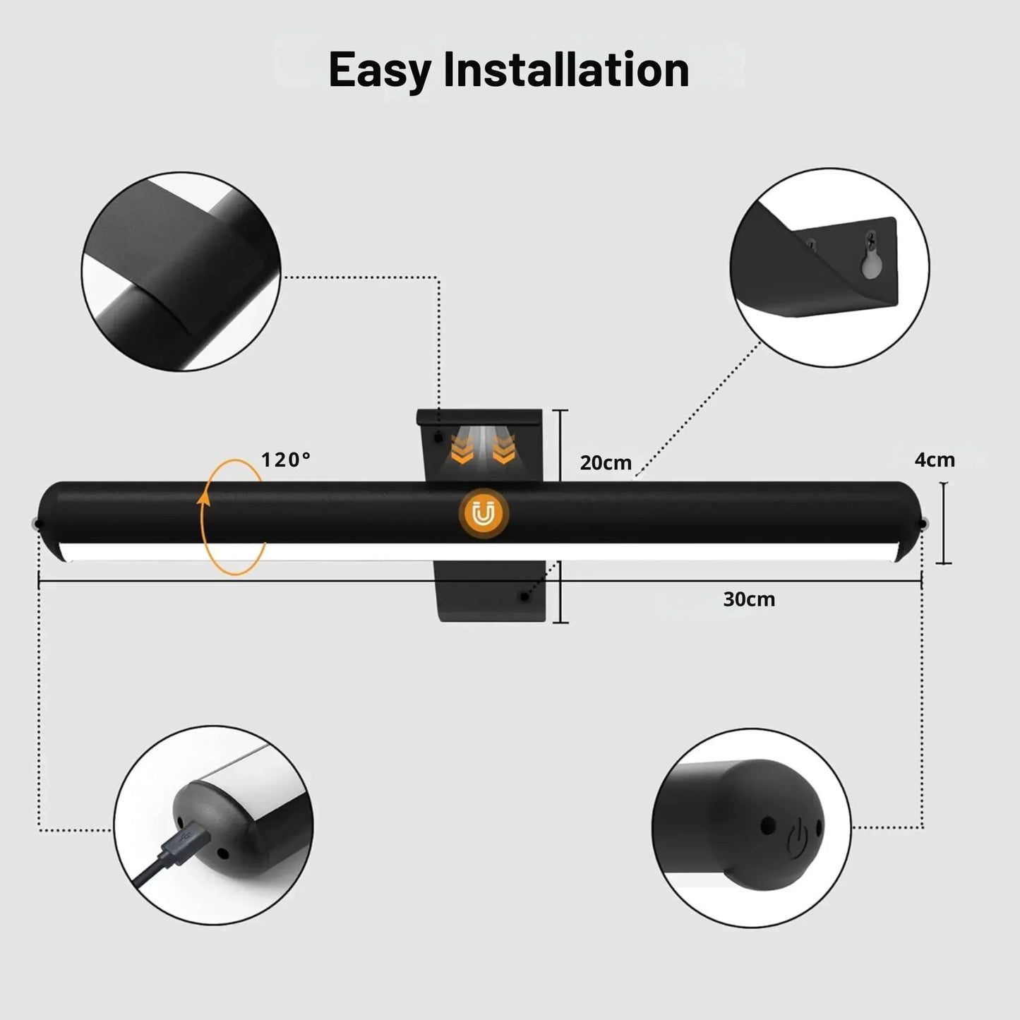 RYNX | Wireless Rechargeable Picture Light With Remote Control [Last Day Discount]