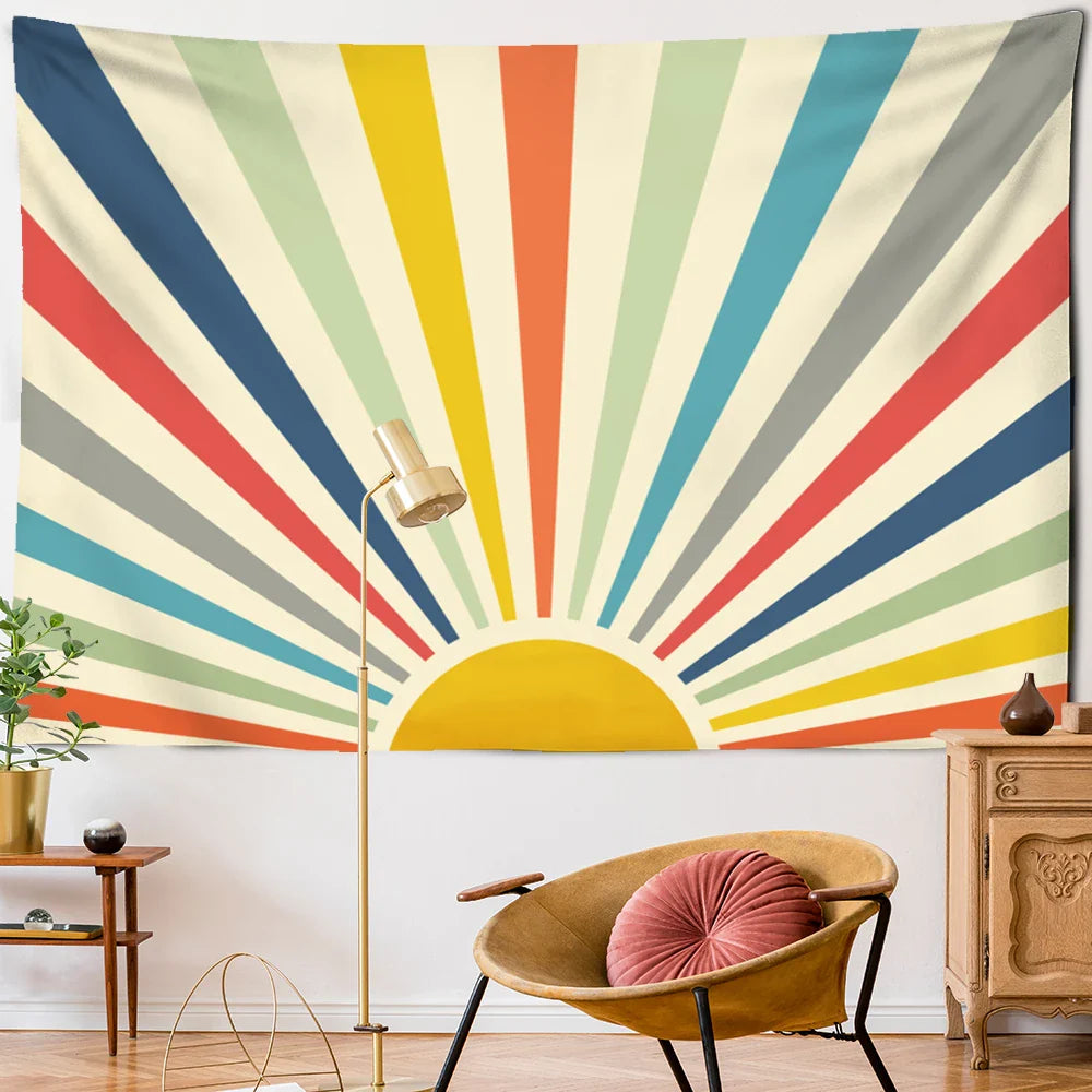 Rynx | Retro Sunrise Tapestry