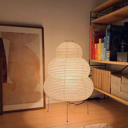Rynx | HikariLoom Washi Table Lamp | Handmade Lighting | Japanese Design | Natural Elegance