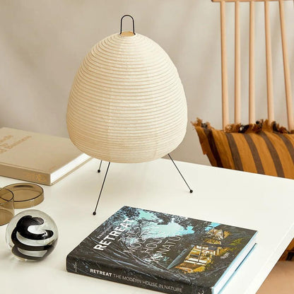 Rynx | HikariLoom Washi Table Lamp | Handmade Lighting | Japanese Design | Natural Elegance
