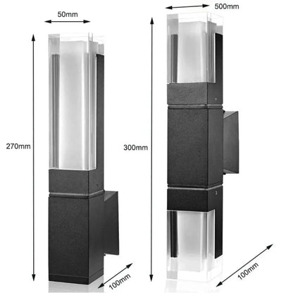 Rynx | Urbanglow - Aluminium-Acrylic Minimalist LED-Wall Lamp