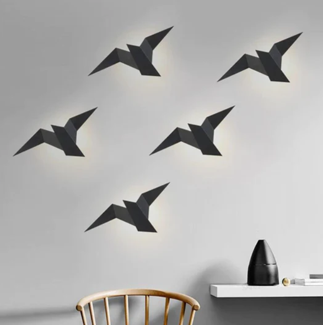 Rynx | LumeNest – Artistic Bird Wall Lamp for a Modern Accent
