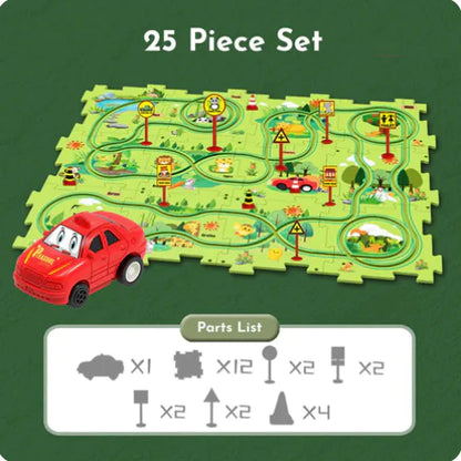 Rynx | Kids Track Car Set