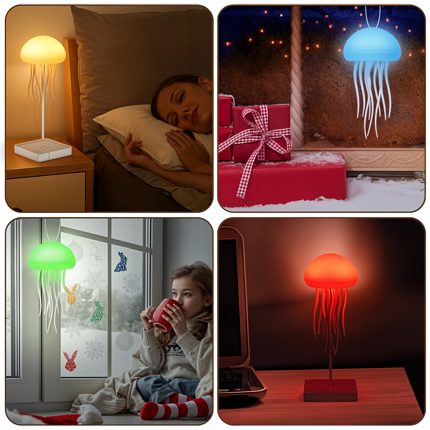 Rynx | AquaGlow | Lamp with Dancing Jellyfish