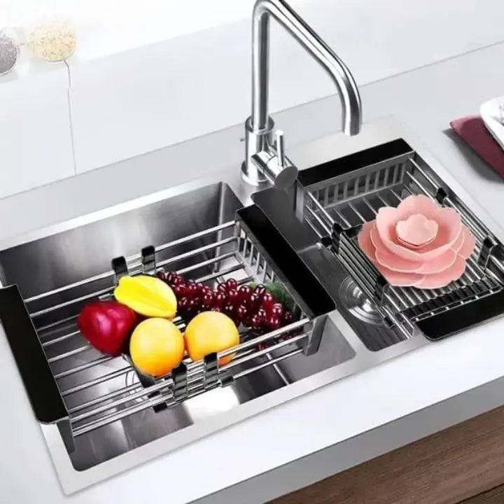 Rynx | Extendable Dish Rack – Drying & Washing Possible in the Smallest Space