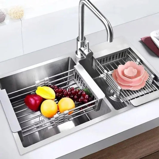 Rynx | Extendable Dish Rack – Drying & Washing Possible in the Smallest Space