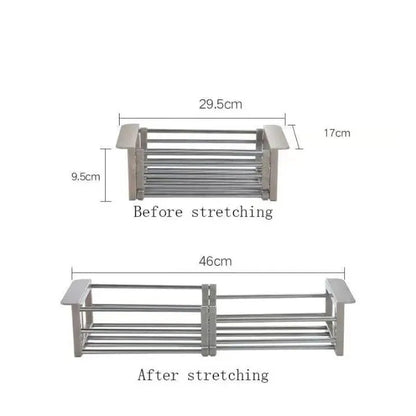 Rynx | Extendable Dish Rack – Drying & Washing Possible in the Smallest Space