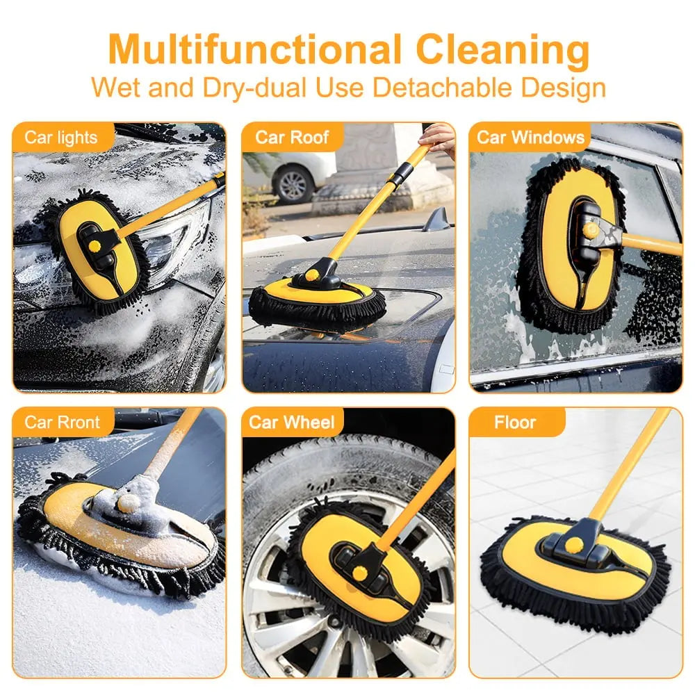 Rynx | Auto Cleaning Brush - For hard-to-reach areas and streak-free cleaning