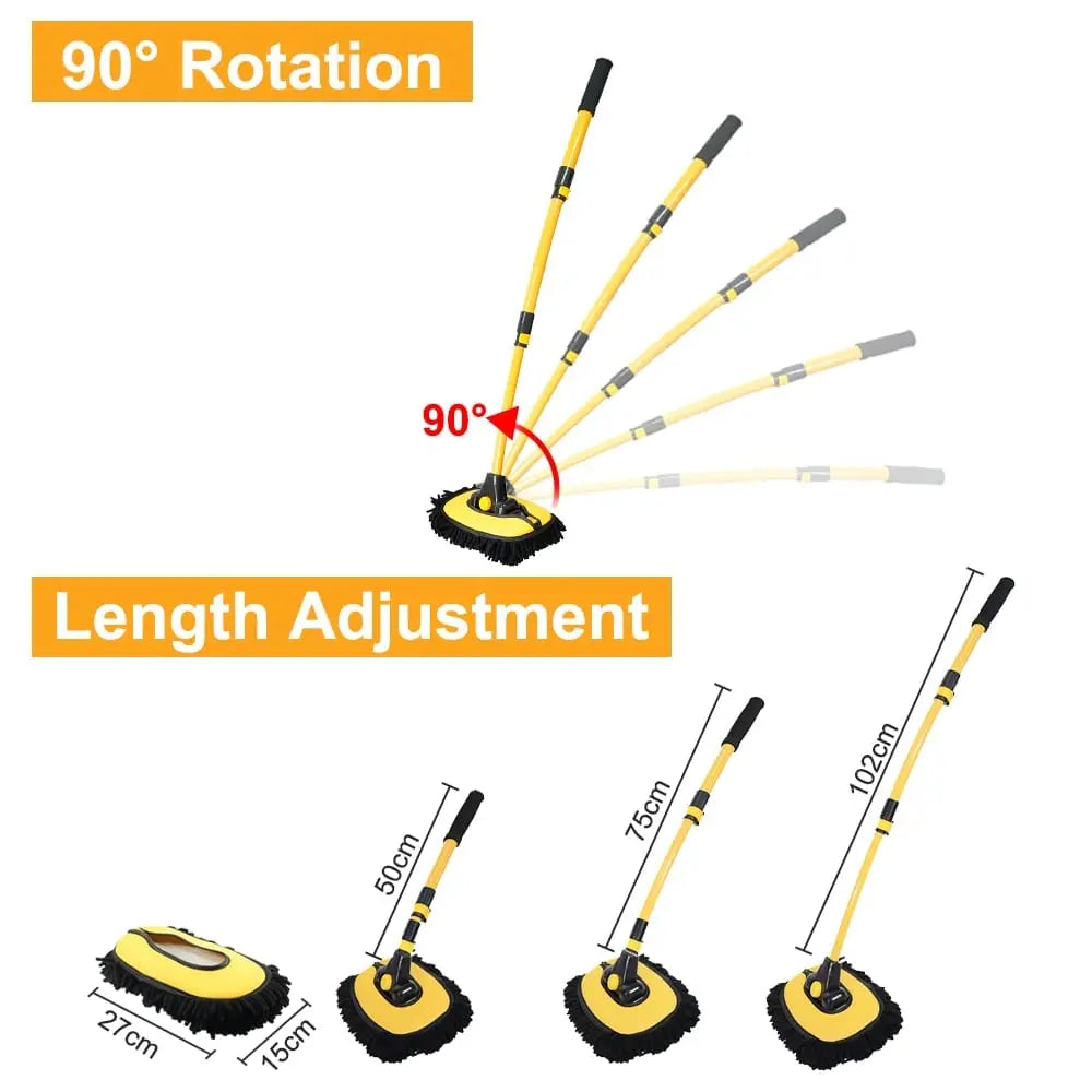 Rynx | Auto Cleaning Brush - For hard-to-reach areas and streak-free cleaning