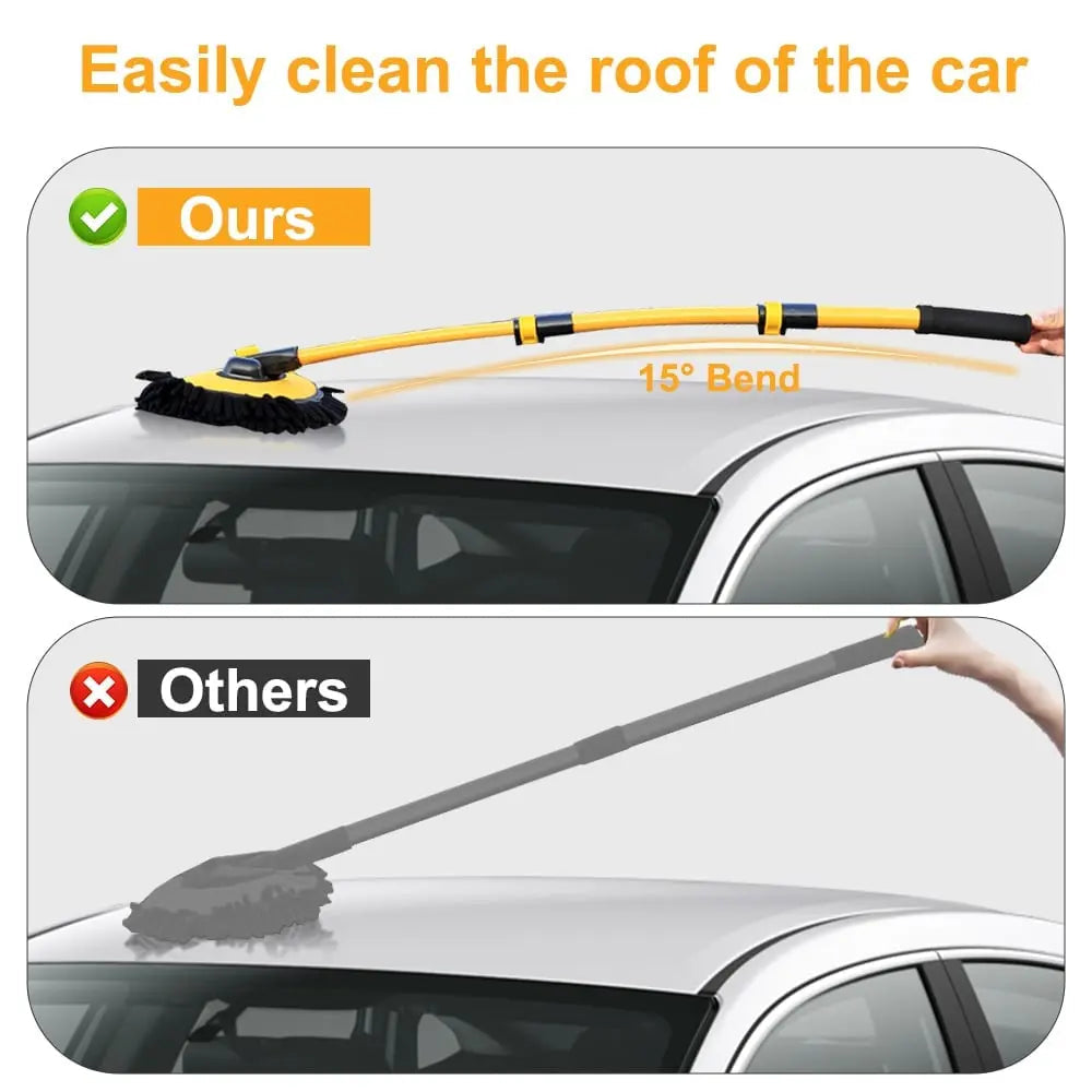 Rynx | Auto Cleaning Brush - For hard-to-reach areas and streak-free cleaning