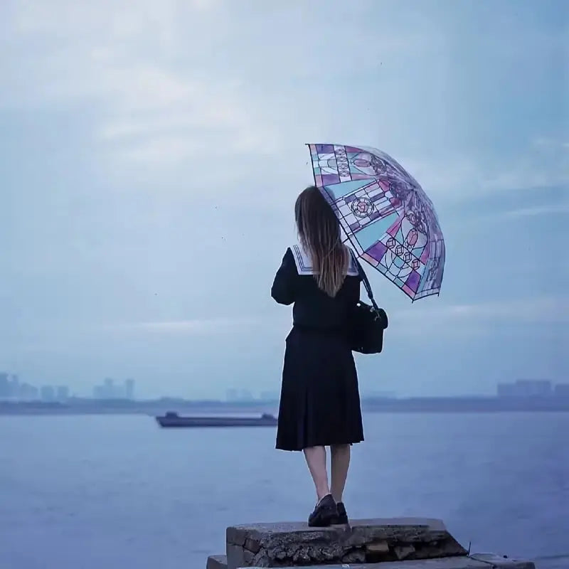Rynx | Automatic umbrella in vintage style – Inspired by poetry & glass art
