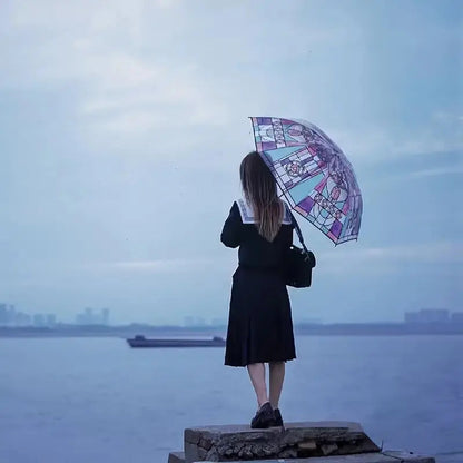 Rynx | Automatic umbrella in vintage style – Inspired by poetry & glass art