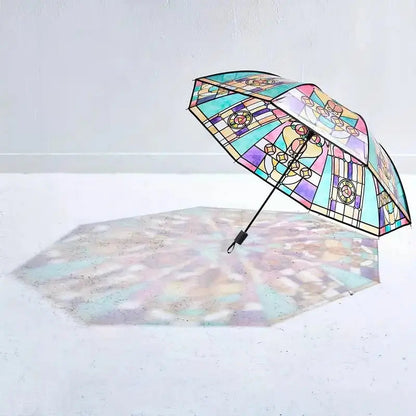 Rynx | Automatic umbrella in vintage style – Inspired by poetry & glass art