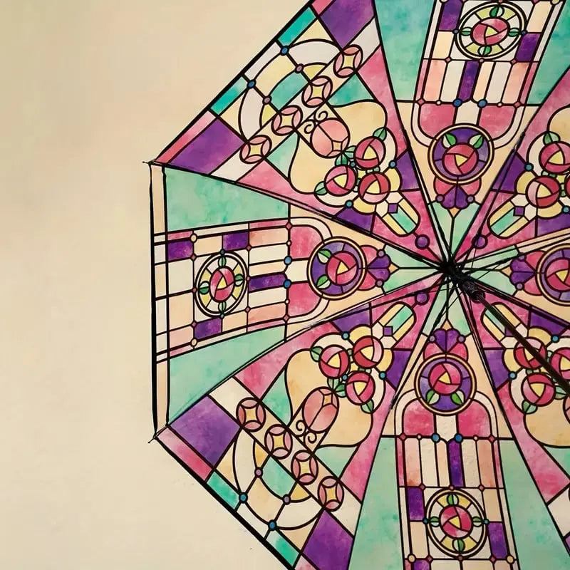 Rynx | Automatic umbrella in vintage style – Inspired by poetry & glass art