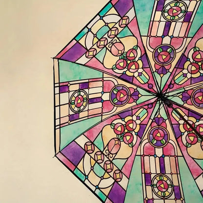 Rynx | Automatic umbrella in vintage style – Inspired by poetry & glass art